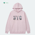 2026 Spring New Oversized Hoodie Raglan Sleeve Drop Shoulder Vintage College Style Casual Sweatshirt Letter Pattern Unisex