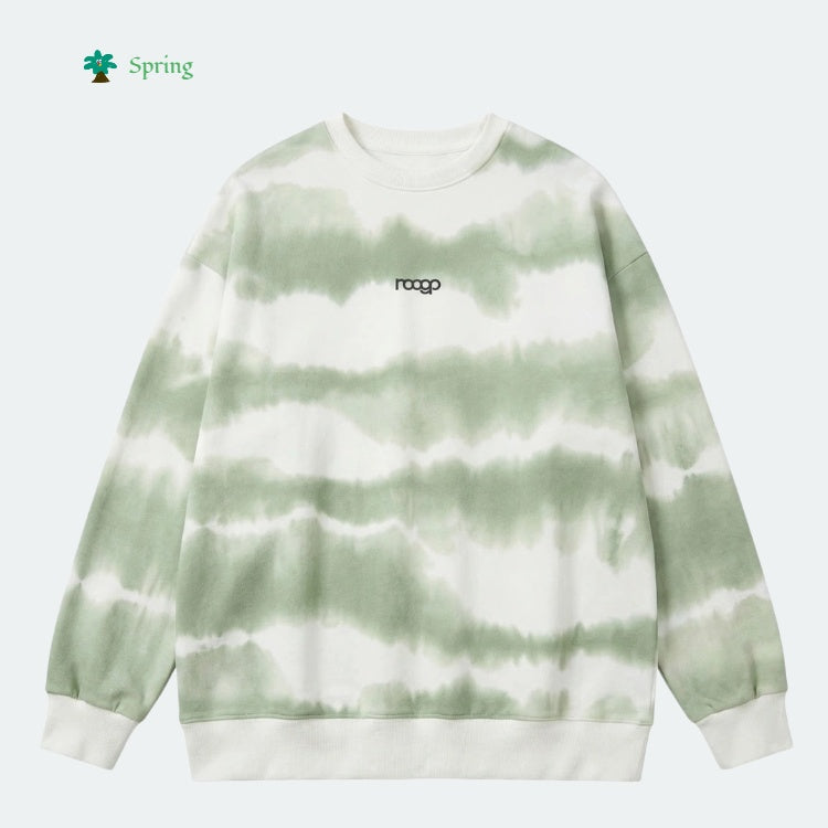 2026 Spring Unisex Solid Breathable Loose Crew Neck Sweatshirt Casual Daily Student Wear Small MOQ 4 Pieces