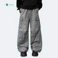 2026 Spring Windproof Breathable Heavy Duty Sand Washed Polyester/Cotton Cargo Pants Straight Leg Casual