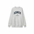 New Spring Autumn Women's Crew Neck Solid Printed Knitted Breathable Quick Dry Regular Sleeve Casual Comfortable Garment Front