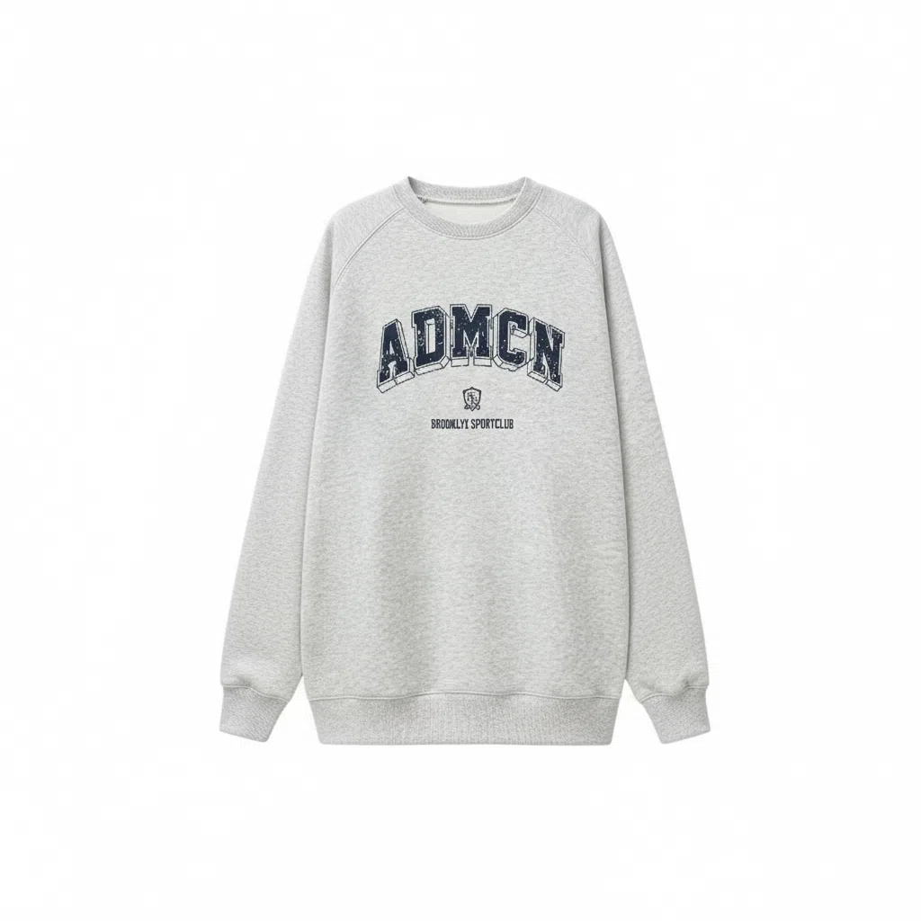 New Spring Autumn Women's Crew Neck Solid Printed Knitted Breathable Quick Dry Regular Sleeve Casual Comfortable Garment Front